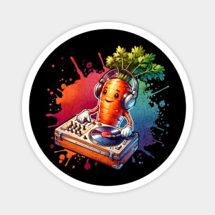 Watercolor Carrot DJ Magnet